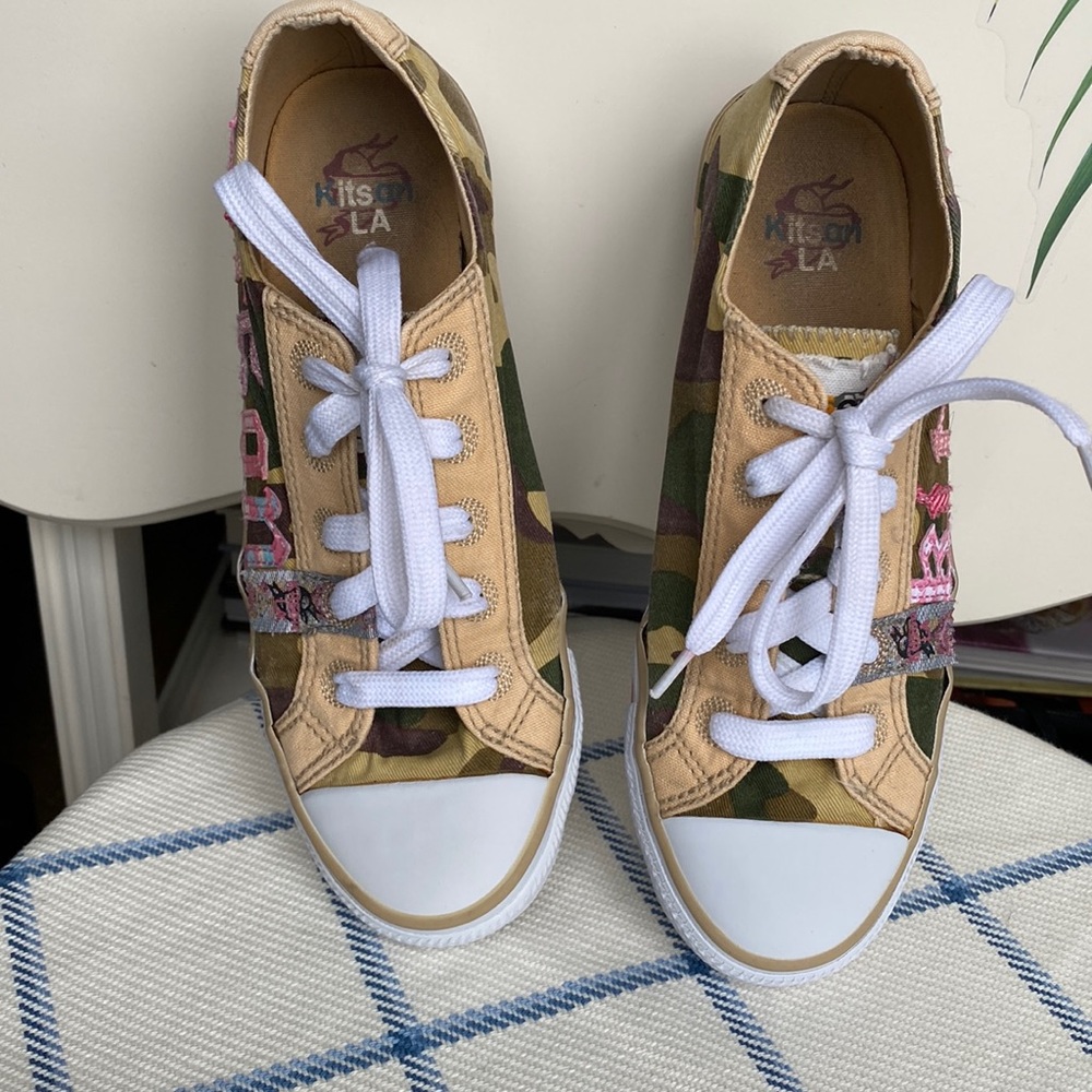 Kitson LA Prima Donna camouflage sneakers